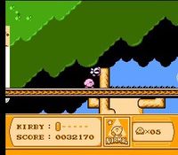 une photo d'Ã©cran de Kirby s Adventure sur Nintendo Nes